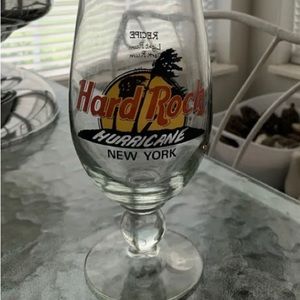 Hard Rock Cafe New York Vintage Collector Glass